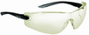 Bolle Safety Cobra 253-CB-400 Universal Polycarbonate Standard Safety Glasses Clear Lens - Black/Gray Frame - Wrap Around Frame - 549172-77321 - 549172-77321 - R. S. Hughes Company, Inc.