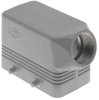 Standard, Rectangular Hood, size 57.27, 4 Pegs, Side M25 cable entry - MHO-10.25 - Mencom Corporation