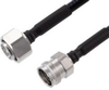 Low PIM 4.3-10 Male to 4.3-10 Female Cable 1/4 inch Superflexible Coax in 24 Inch - FMCA2239-24 - Fairview Microwave Inc.