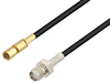 SMA Female to SSMC Plug Low Loss Cable 48 Inch Length Using LMR-100 Coax - PE3C4426-48 - Pasternack