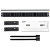 AX104568-CAT 6 KeyConnect Coupler Panel AngleFlex 24 Port, UTP -- CAT 6 KCON Cpl PP AngFlx 24 1U - Image