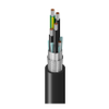 VFD 300% Gnd, 3C+G #12 Str TC, XLPE Ins+PVC Gnd, OS+TC Brd w/#12 TC Drain, Blk PVC Jkt, 2000V TC-ER 90C Dry/Wet 2000V Flexible Motor Supply Cable WTTC - 29537 - Belden Inc.