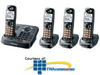 Panasonic DECT 6.0 Expandable Digital Cordless Phone with.. - KX-TG9344T - TelephoneStuff.com
