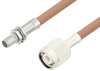 Slide-On BMA Plug Bulkhead to TNC Male Cable 36 Inch Length Using RG400 Coax - PE3C4961-36 - Pasternack