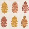 Kos Embroidered Linen - Detail - NF08/BR - Vaughan Designs, Inc.