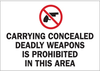 Admittance Sign - 25977 - Brady Corporation