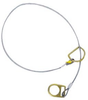 3M 4550-SCS-6 Silver Steel Cable Cross-Arm Strap - Double D-Ring - 6 ft Length - 078371-00275 -- 078371-00275 - Image