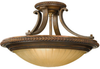 Light Indoor Semi-Flush Mount - SF262FG/BRB - Murray Feiss Lighting