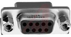 connector,d-sub,rt angle pcb recept,4-40 threaded hole w/screwlock,9 socket cont - 70145034 - Allied Electronics, Inc.
