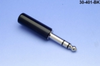 1/4 Plug, 3C Solder (Black) - 30-401-BK - Visual Sound, Inc.