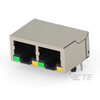 Modular/Ethernet Connector (RJ45) Jacks With Magnetics - 17-2496690-2-ND - DigiKey