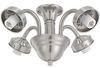 4 Light Fitter - Brushed Steel - MC183BS-L - Monte Carlo Fan Company