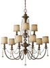 F2725/6+3FG Large Chandeliers-Candle - 371171 - Capital Lighting, Inc.