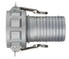 Aluminum Part C Female Coupler x Hose Shank -- ALSH-C100 - Image