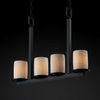 POR-8778-10-BMBO-MBLK Island/Pool Table-4 Light + - 670696 - Capital Lighting, Inc.