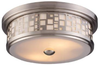 70025-2 Flush Mounts-Drum Shades - 690103 - Capital Lighting, Inc.