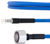 Low PIM 4.1/9.5 Mini DIN Male to QMA Female Plenum Cable SPP-250-LLPL Coax in 48 Inch and RoHS with LF Solder - FMCA1790-48 - Fairview Microwave Inc.