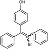 (E,Z)-1-Bromo-1,2-diphenyl-2-(4-hydroxyphenyl)ethene -- 7752 - Image