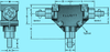 Aluminum Thru-Spindle Gear Box -- 12156-701 - Image