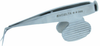 Excelta Two Star Stainless Steel Angled Stainless Steel Scissir 368 - 1/4 in 2 in Length -- EXCELTA 368 - Image