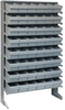Sloped Rack, 8Shelves, 48Bins, Grey; Shelving Unit Type Quantum Storage - 44AC6564 - Newark, An Avnet Company