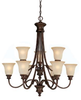 3569BB-252 Mid. Chandeliers-Glass Up - 431476 - Capital Lighting, Inc.