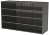 Akro-Mils Akrodrawers 120 lb Charcoal Gray Powder Coated, Textured Stackable Cabinet - 11 in Overall Length - 35 in Width - 22 in Height - 24 Drawer - Non-Lockable - AD3511C - AD3511C - R. S. Hughes Company, Inc.