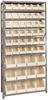 Open Shelving, 10Shelves, 48Bins, Ivory; Shelving Unit Type Quantum Storage - 44AC6677 - Newark, An Avnet Company