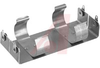 Battery Holder; C; 0.875 in. to 1.125 in.; Aluminum; Nickel Plated; PC Mount; 4 - 70182735 - Allied Electronics, Inc.