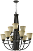 6061-10-95 Mid. Chandeliers-Glass Up - 473303 - Capital Lighting, Inc.