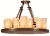 1601OZ Mid. Chandeliers-Pillar Candle - 721729 - Capital Lighting, Inc.