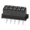5+5 Pos. Female DIL Vertical Throughboard Conn. for Latches - M80-8501042 - Harwin Plc