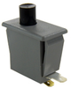 MICRO SWITCH DM Series Snap-in Panel Mount Switch, Single Pole Double Throw (SPDT) Circuitry, 10 A at 277 Vac, Concave Plunger Actuator, Silver Contacts, Quick Connect Termination -- 1DM18