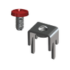 Low Profile PC Mount w/Red Screw-Unassembled - 8198-2 - Keystone Electronics Corp.