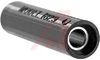 Plug, Banana; Plug; 15 A (Max.); Black;Nickel Plated Brass; 5000 VDC; 1.5 in. - 70197889 - Allied Electronics, Inc.