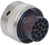 connector,plastic circular,metal coupling ring,str plug,size 16,for 19 pin cont -- 70129821
