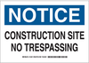 Admittance Sign - 124810 - Brady Corporation