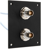 2 JACK PANEL INSERT BULKHEAD REAR MOUNT TRB 3 LUG ISOLATED BEND RELIEF SPRING JACK WITH M17/176-00002 LEAD 12