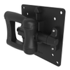 Monitor Mount, Tilt & Swivel, Aluminum Alloy, Powder Coat, Black - AV-D30-7K103-50 - Southco