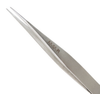 Excelta Two Star Utility Tweezers AA-SA-PI - Stainless Steel Straight Medium Point Tip - 5 in Length - EXCELTA AA-SA-PI - R. S. Hughes Company, Inc.