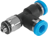 Push-in T-fitting - QSMTL-M5-6 - Festo Corporation