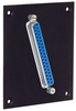 Universal Sub-Panel, One DB37 Feed-Thru Adapter - REF00037 - MilesTek Corporation