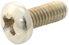 Pan Head Pozidriv Screw, Brass, M4,pk100; Thread Size Metric Tr Fastenings - 27AC4142 - Newark, An Avnet Company