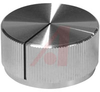 Knob; 1.250 in.; Straight Knurl; 0.250 in.; Natural; Alcoswitch - 70156265 - Allied Electronics, Inc.