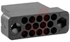 Connector; Phenolic; Black; Standard; 14; Free Hanging, Panel Mount - 70087530 - Allied Electronics, Inc.