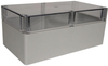 Enclosure, Wall Mount, Pc, Grey/clear; Enclosure Type Bud Industries - 22AJ1445 - Newark, An Avnet Company