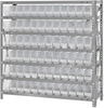 Open Shelving, 7Shelves, 72Bins, Clear; Shelving Unit Type Quantum Storage - 42AC8695 - Newark, An Avnet Company