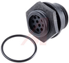 Connector; Socket; 10; 24 to 28 AWG; Crimp and Solder; 1 A; 50 VAC/VDC; UL94V-0 - 70098910 - Allied Electronics, Inc.