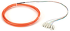 3m SC OM1 62.5-Micron MM Fiber Pigtail 6-Strand OFNR PVC Orange - FOPT50M1-SC-6OR-3 - Black Box