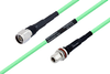 Temperature Conditioned N Male to N Female Bulkhead Low Loss Cable 60 Inch Length Using PE-P300LL Coax - PE3M0248-60 - Pasternack